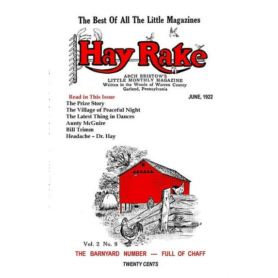 Hay Rake, V2 N9, June 1922 (Paperback)