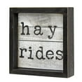 thumbnail image 1 of Hay Rides Shiplap Box Sign, 1 of 1