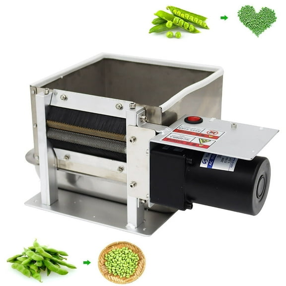 HayWHNKN Electric Pea Sheller Bean Pigeon Pea Peeler 220V Stainless Steel 15-25KG/H