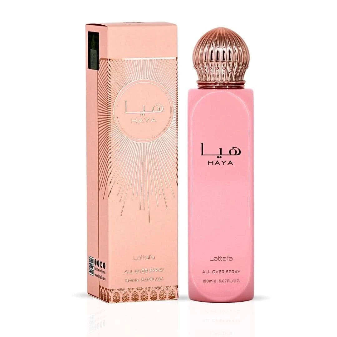 Lattafa Ladies Haya Body Spray 5.07 oz Fragrances 6290362345077