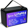 thumbnail image 1 of HayaEnergy Lithium Iron Phosphate 12.8 Volt Automotive Battery, Top Post, 1 of 11