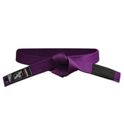 Hayabusa Adult 2.0 BJJ Belt IBJJF Compliant, Reinforced Double Stitching - Purple, A2