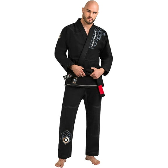 Hayabusa 2.0 Adult BJJ Belt - IBJJF Compliant, Reinforced Double Stitching - Black, A2
