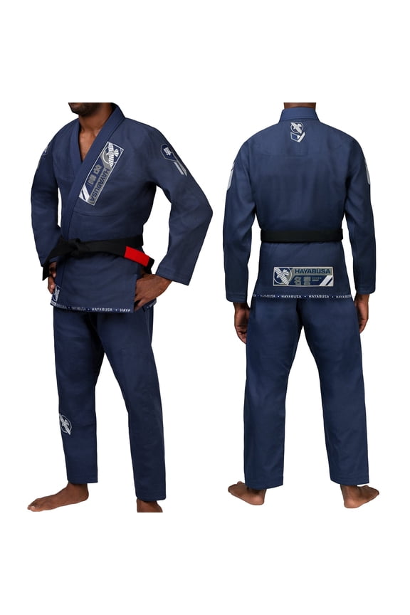 Ascend Lightweight Adult Jiu Jitsu BJJ Gi - Navy, A1