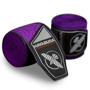 Hayabusa Boxing Hand Wraps Perfect Stretch 4.0 for Men & Women - Purple Lotus, 180 inches