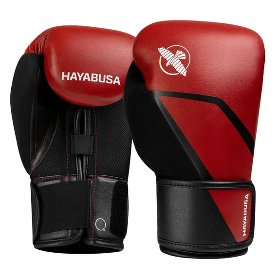Hayabusa E1 Boxing Gloves for Kids - Red/Black, 8oz