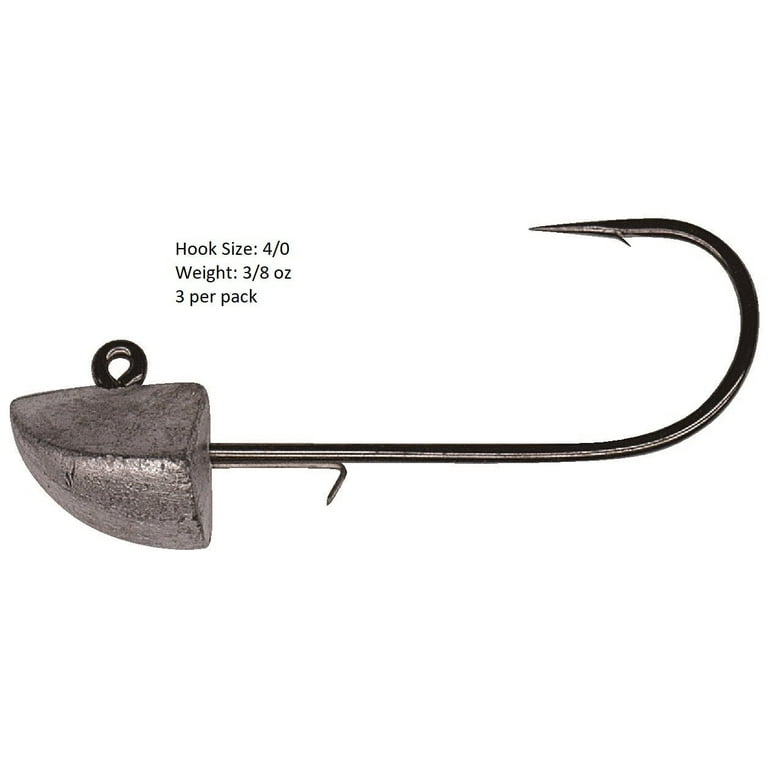 Hayabusa EX928-4/0-3/8 Power Delta Weighted Swimbait Hook with Wire