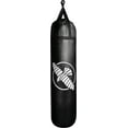 thumbnail image 1 of Hayabusa Engineered Leather Heavy Punching Bag - Unfilled - Black, 5 Feet, 1 of 6