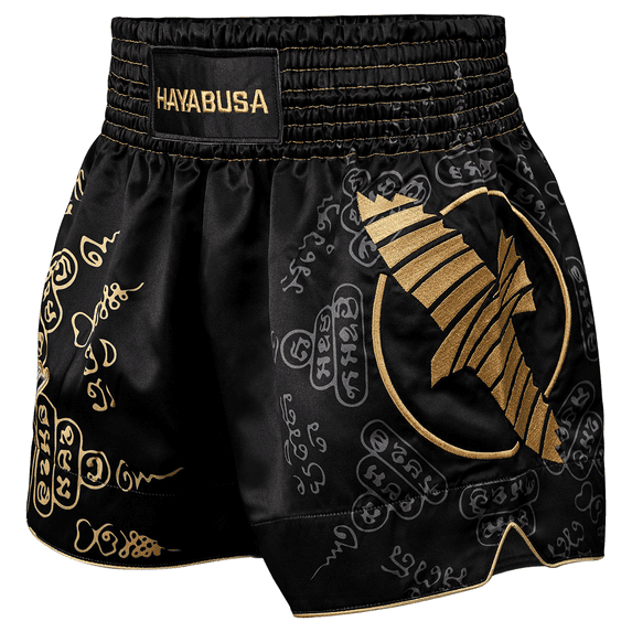 Hayabusa Falcon Muay Thai Shorts - Black, Medium