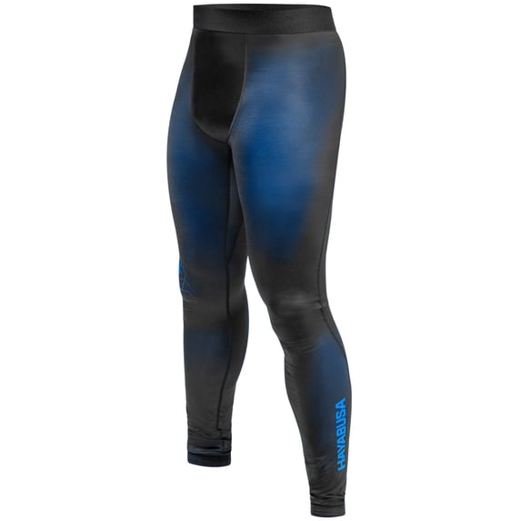 Hayabusa Geo Jiu Jitsu Compression Spats - Blue, Medium