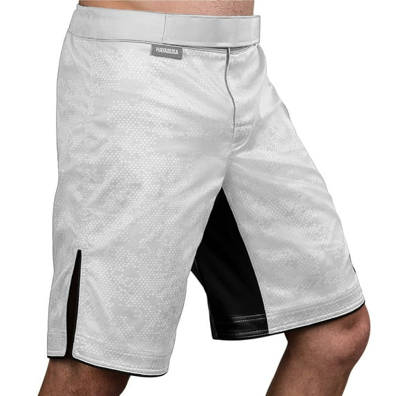 Hayabusa Hexagon BJJ Shorts - White, Small