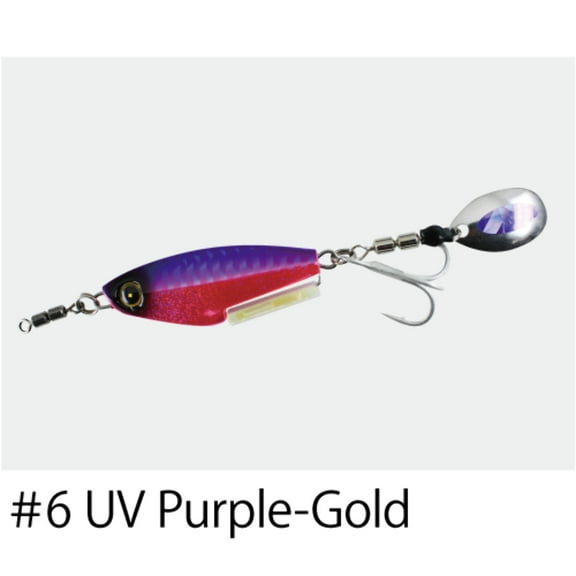 Hayabusa Jack Eye Scabbard Spin FS418 Metal Sinking Jig with Treble Hooks - 20g