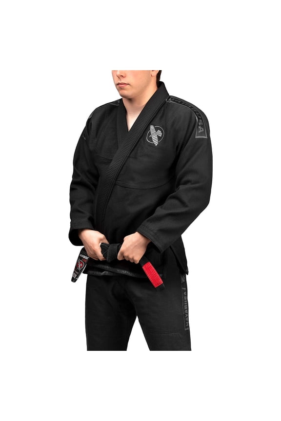 Lightweight Jiu Jitsu Gi - Black, A4