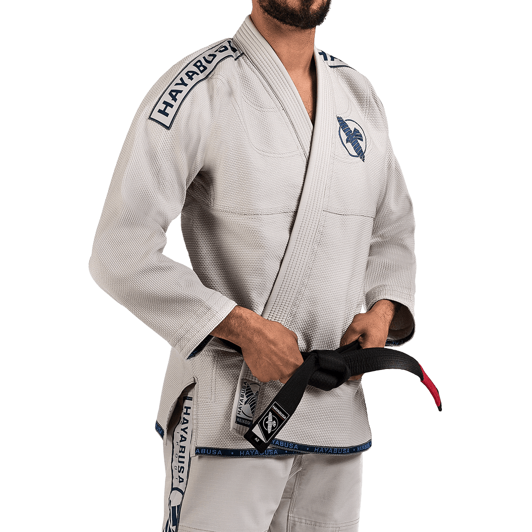 Hayabusa Lightweight Pearl Weave Jiu Jitsu Gi, Stone White A2