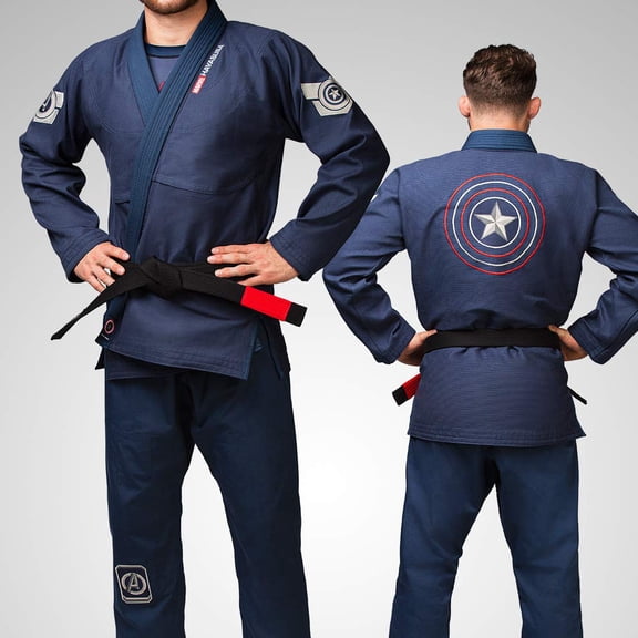Hayabusa Marvel Hero Elite Adult Jiu Jitsu Gi - Captain America, A0
