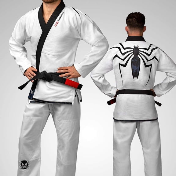 Hayabusa Marvel Hero Elite Adult Jiu Jitsu Gi - Symbiote, A0