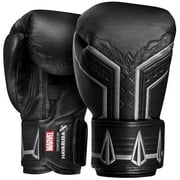 Hayabusa Marvel Hero Elite Boxing Gloves for Men and Women - Black Panther, 12 oz