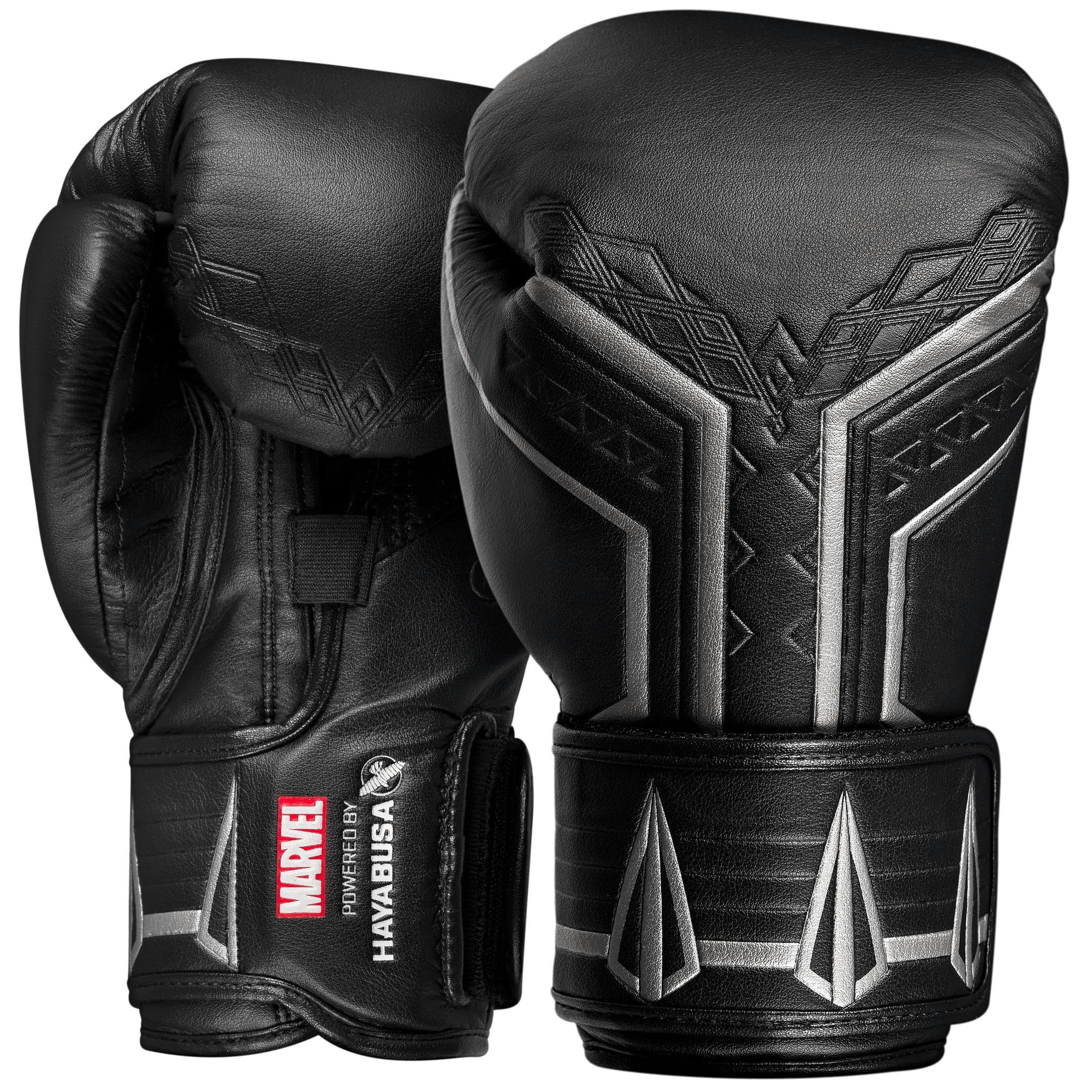 Hayabusa Marvel Hero Elite Boxing Gloves for Men and Women - Black Panther, 16 oz