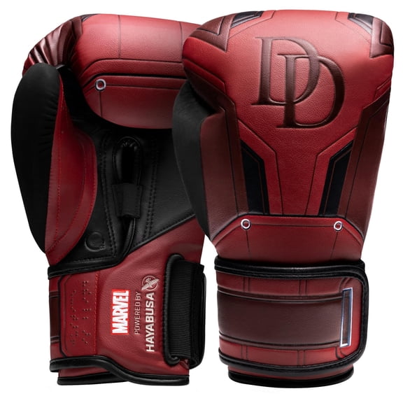 Hayabusa Marvel Hero Elite Boxing Gloves for Men and Women - Daredevil, 16oz