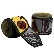 Hayabusa Marvel Hero Elite Mexican Style Boxing Hand Wraps for Men & Women - Wolverine, 180 Inches