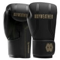 thumbnail image 1 of Hayabusa Mayweather Contender Boxing Gloves for Men and Women - Black/Gold, 14oz, 1 of 8