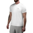 thumbnail image 1 of Hayabusa Men's Essential T-Shirt - Logo Graphic, Cotton Blend, Athletic Cut - White, XX-Large, 1 of 6
