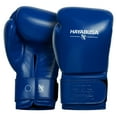thumbnail image 1 of Hayabusa Pro Leather Hook and Loop Boxing Gloves for Men and Women - Blue, 16oz, 1 of 6