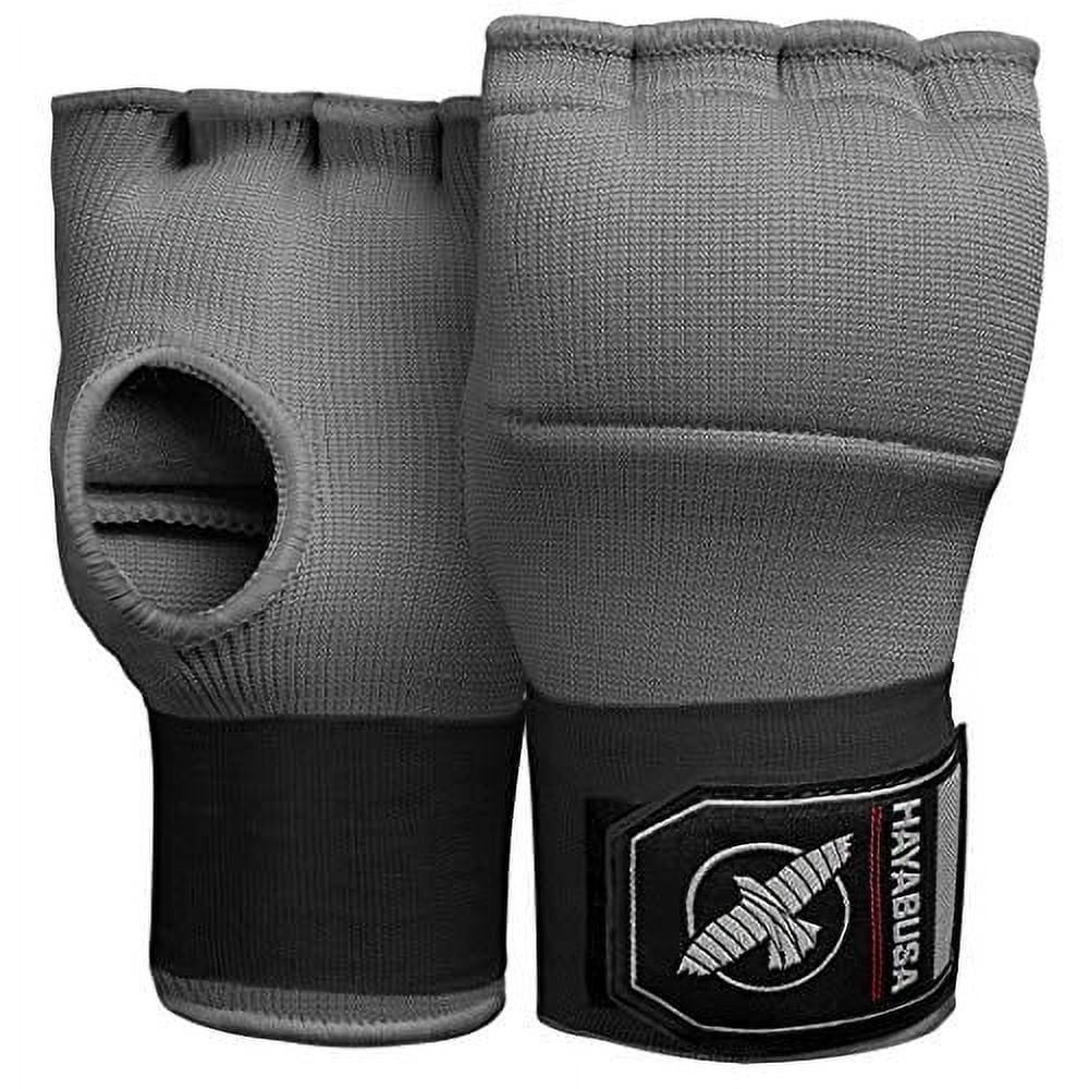 Hayabusa Quick Gel Boxing Hand Wrap Gloves - Grey, Large