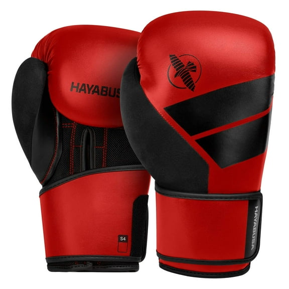 Hayabusa S4 Boxing Gloves for Men and Women - Red, 12 oz