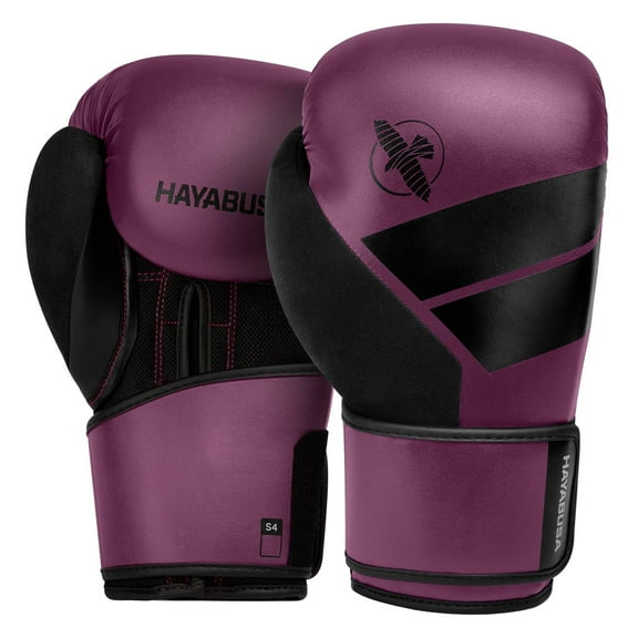 Hayabusa S4 Boxing Gloves for Men and Women - Wine, 16 oz