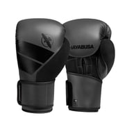 Hayabusa S4 Boxing Gloves For Men and Women, Black/Charcoal 12oz