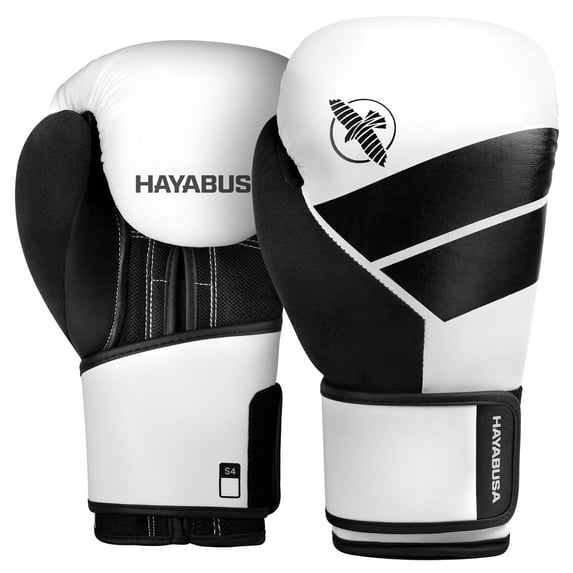 Hayabusa S4 Kids Boxing Gloves for Boys and Girls - White, 6 oz