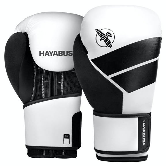 Hayabusa S4 Kids Boxing Gloves for Boys and Girls - White, 8 oz