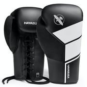 Hayabusa S4 Lace Up Boxing Gloves For Men and Women - Black, 14oz