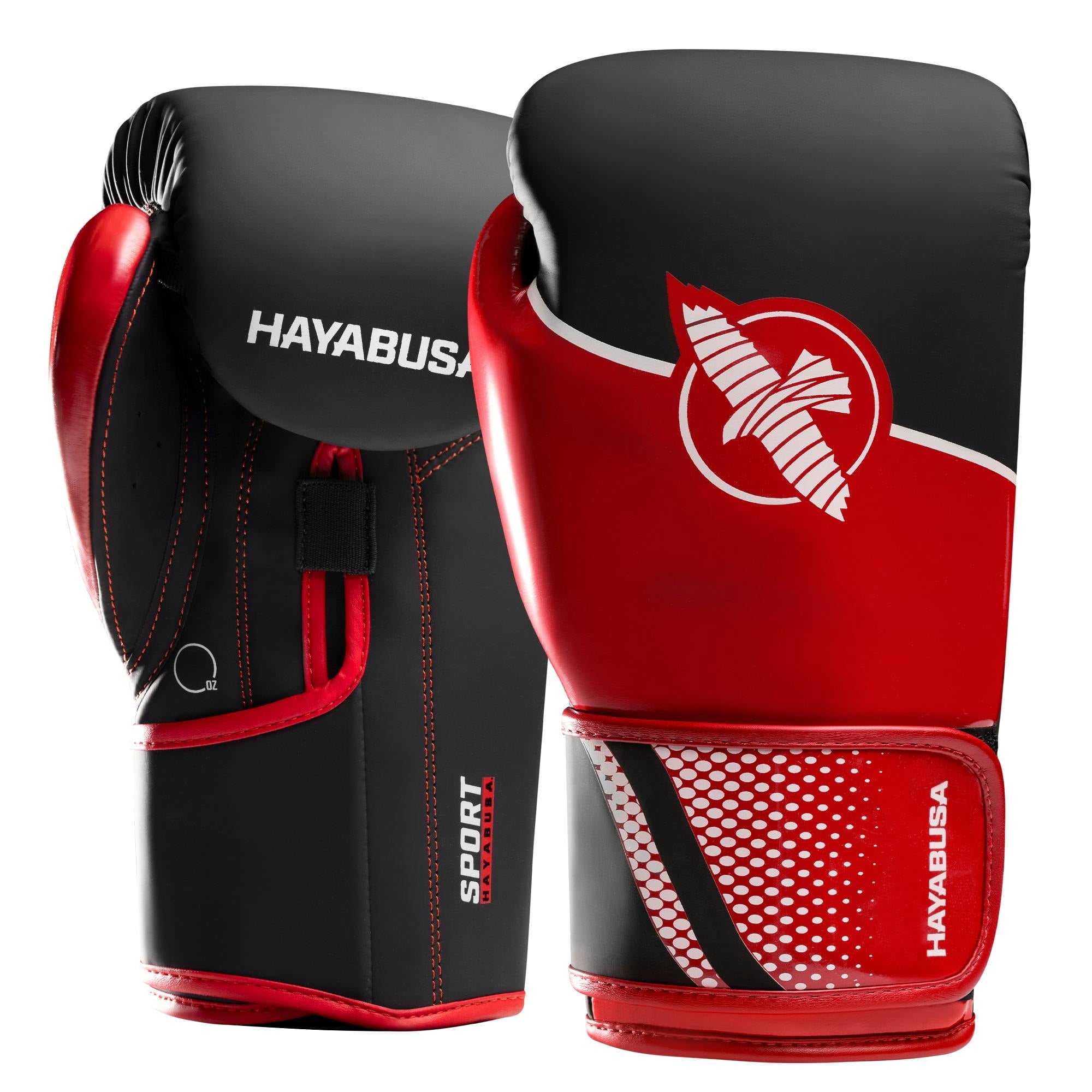 Hayabusa Sport Boxing Gloves - Red/White, 16oz