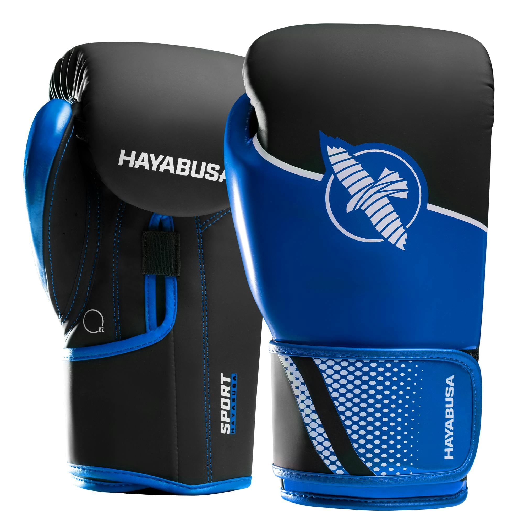 Hayabusa Sport Boxing Gloves - Blue/White, 14oz