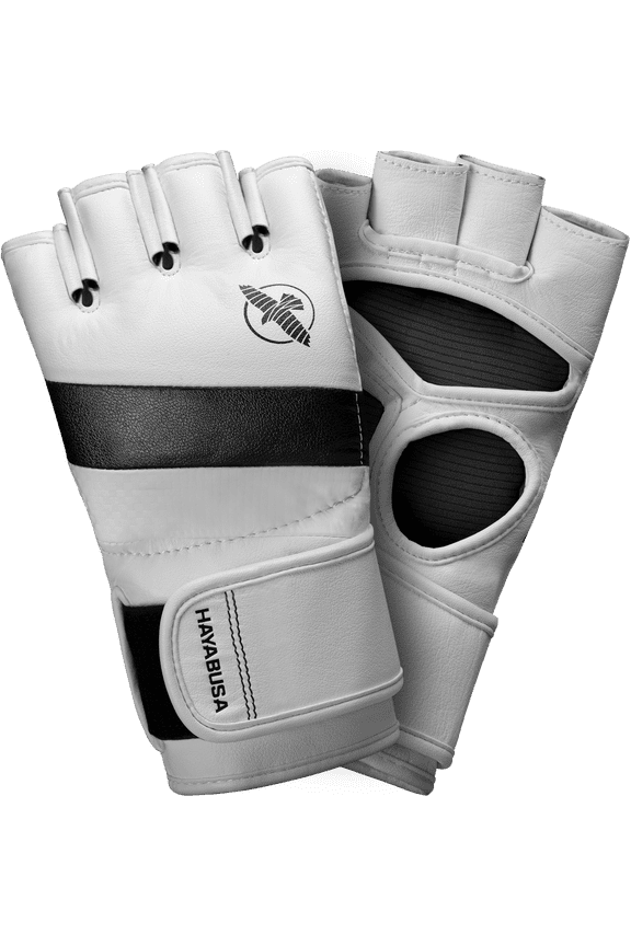 T3 4oz Mixed Martial Arts Gloves, White/Black Large