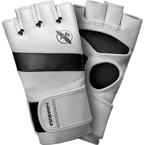 Hayabusa T3 4oz Mixed Martial Arts Gloves, White/Black Medium