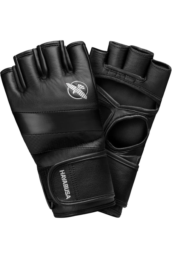 T3 4oz Pro Style MMA Gloves for Men and Women - Black, Small