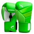 thumbnail image 1 of Hayabusa T3 Boxing Gloves for Men and Women Wrist and Knuckle Protection, Dual-X Hook and Loop Closure, Splinted Wrist support, 5 layer foam Knuckle padding - Neon Green, 12oz, 1 of 6