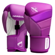 Hayabusa T3 Boxing Gloves for Men and Women Wrist and Knuckle Protection, Dual-X Hook and Loop Closure, Splinted Wrist support, 5 layer foam Knuckle padding - Neon Purple, 16oz