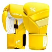 Hayabusa T3 Boxing Gloves for Men and Women Wrist and Knuckle Protection, Dual-X Hook and Loop Closure, Splinted Wrist support, 5 layer foam Knuckle padding - Neon Yellow, 14oz