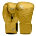 thumbnail image 1 of Hayabusa T3 Kanpeki Leather Boxing Gloves Men and Women for Training Sparring Heavy Bag and Mitt Work - Tiger Yellow, 12oz, 1 of 6