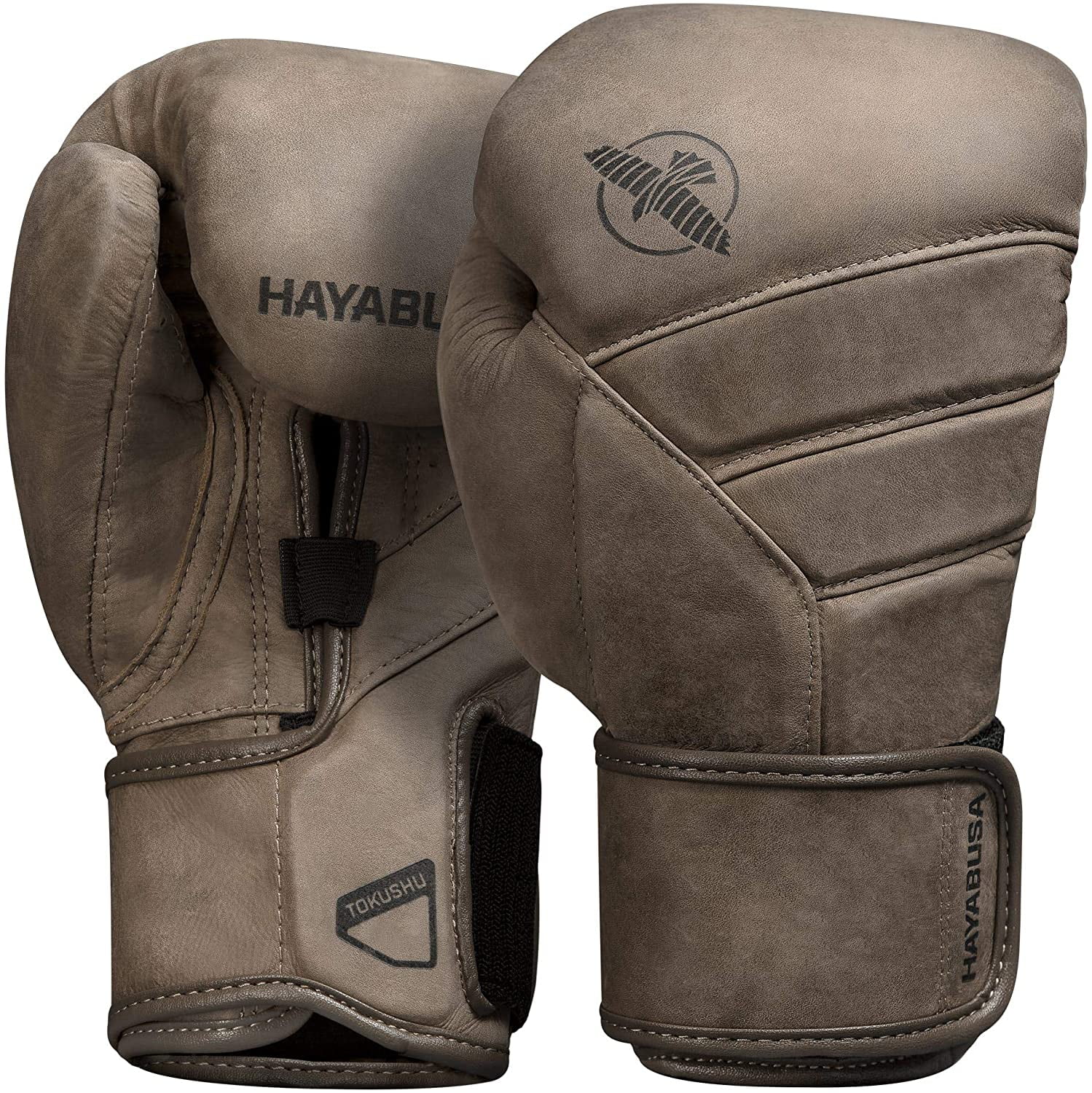 Hayabusa T3 LX Leather Boxing Gloves Men and Women for Training Sparring Heavy Bag and Mitt Work - Brown, 16 oz
