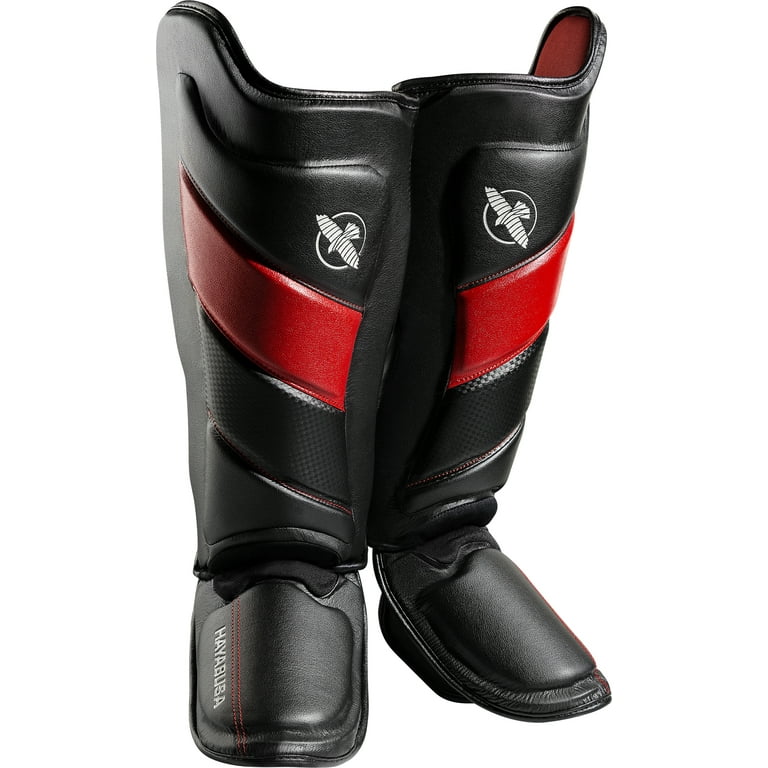 Hayabusa T3 Striking Hook and Loop Vylar MMA Shin Guards