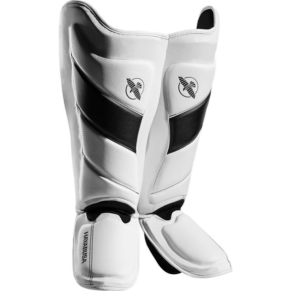 Hayabusa T3 Striking Shinguards, White/Black Large