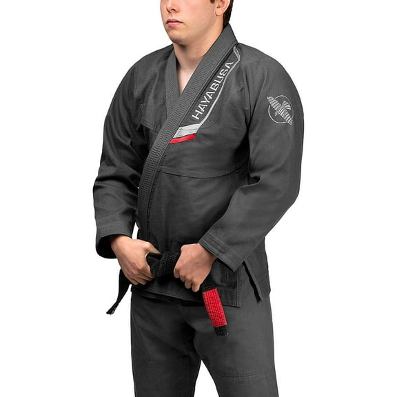 Hayabusa Ultra-Lightweight Pearlweave Jiu Jitsu Gi - Grey, A5