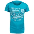 thumbnail image 1 of Hayabusa Women's Classic Spirit of the Fighter T-Shirt - Large - Blue, 1 of 4