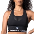 thumbnail image 1 of Hayabusa Women's Cross-Back Medium Impact Sports Bra, Black, 1 of 6