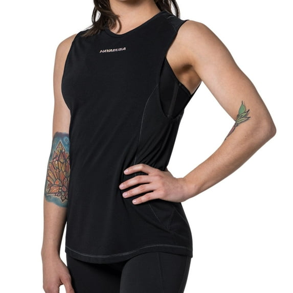 Hayabusa Women's Lightweight Tank Top - Black, Large